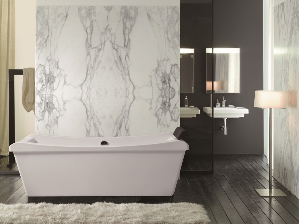 Dreamwerks 68" W X 29" D X 22.5" H Freestanding Soaker Bathtub-0