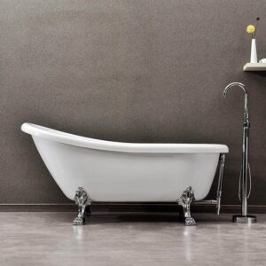 Dreamwerks 67.3" W x 29" D x 30" H Clawfoot Bathtub - Image 6