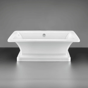 Dreamwerks 66.5" L Acrylic Pedestal Bathtub in White - Image 4