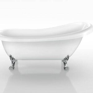 Dreamwerks 67.3" W x 29" D x 30" H Clawfoot Bathtub - Image 4