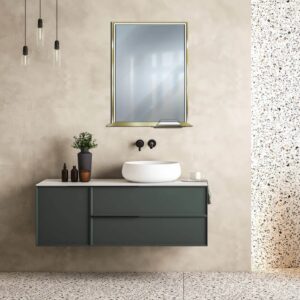 Dreamwerks 24" W x 32" H Brushed Nickel Framed LED Mirror with Bluetooth Speaker and Integrated Cell Phone Charger - Image 33