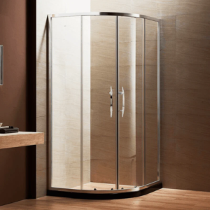 Dreamwerks 36 in. W x 79 in. H Framed Sliding Shower Enclosure Clear Glass in Chrome with Handles - Image 6