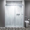 Dreamwerks 36 in. W x 36 in. D x 75 in. H Round Chrome Shower Kit - Image 2