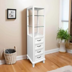 Dreamwerks 18"w X 18"d X 60"h White Linen Cabinet - Image 9