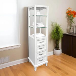 Dreamwerks 18"w X 18"d X 60"h White Linen Cabinet - Image 7