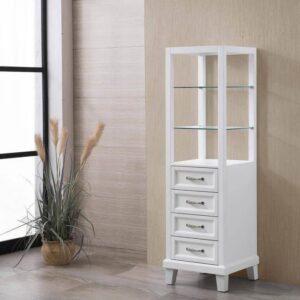 Dreamwerks 18"w X 18"d X 60"h White Linen Cabinet - Image 5