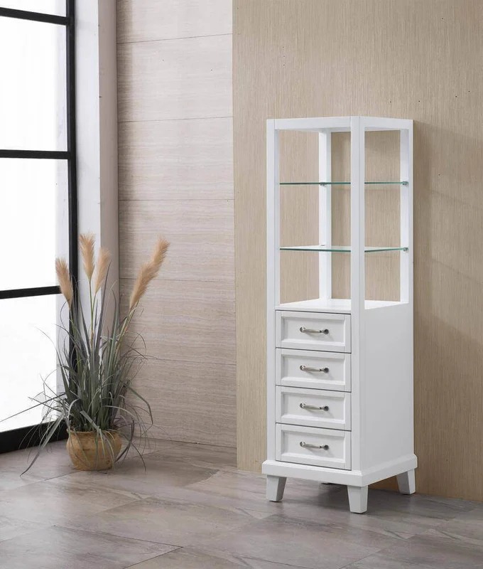 Dreamwerks 18"w X 18"d X 60"h White Linen Cabinet - Image 5