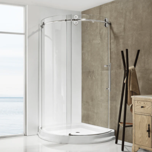 Dreamwerks 40 in. x 79 in. Frameless Sliding Shower Door Enclosure in Chrome with Handle - Image 13