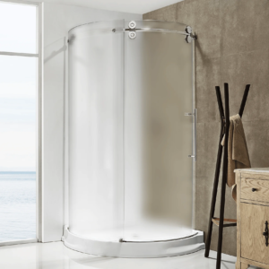 Dreamwerks 40 in. x 79 in. Frameless Sliding Shower Door Enclosure in Chrome with Handle - Image 21