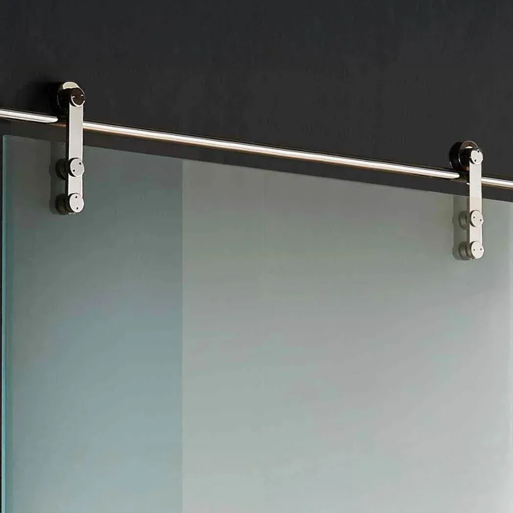 Dreamwerks 40 in. W X 79 in. H Sliding Glass Door with SS Pulley - Image 7